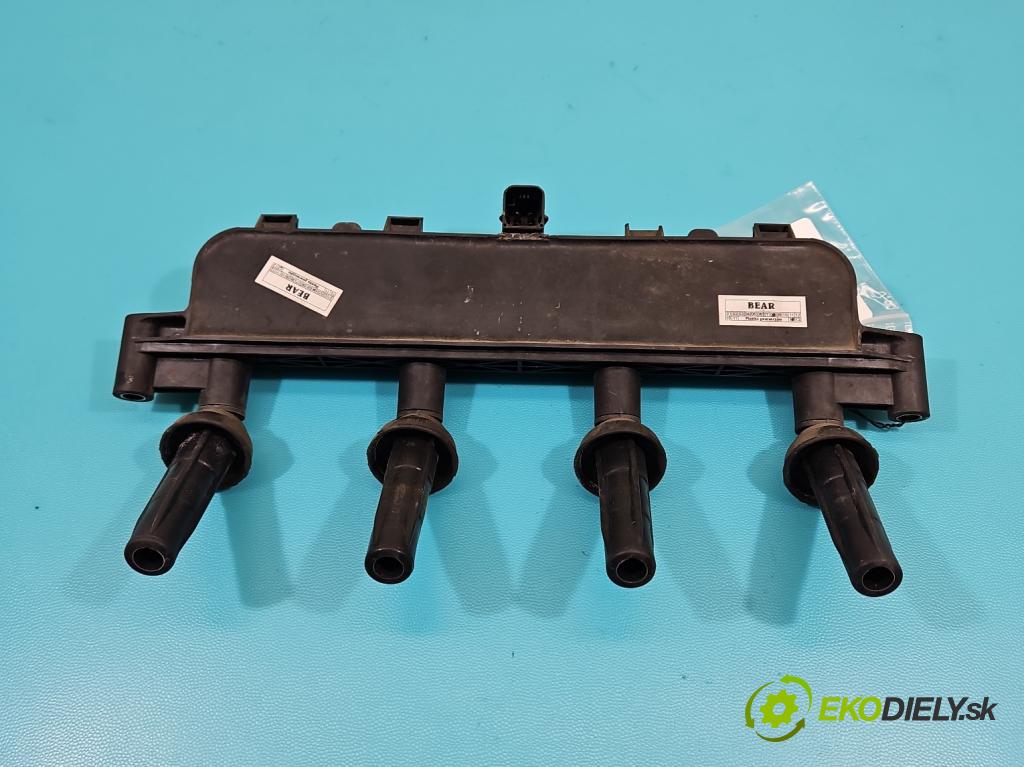 Peugeot 206 1.4 8v 75 HP manual 55 kW 1360 cm3 3- cievka zapaľovacia  (Zapaľovacia cievka)