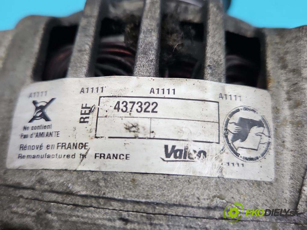 Renault Scenic I 1996-2003 1.9 DCI 102 HP manual 75 kW 1870 cm3 5- Alternator 437322 (Alternátor)