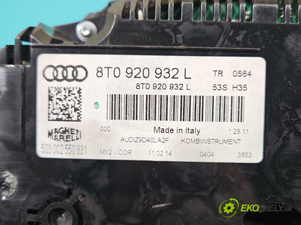 Audi A5 8T 2007-2016 2.0 TFSI 224hp automatic 165 kW 1984 cm3 5- prístrojovka/ budíky 8T0920932L (Prístrojová doska)