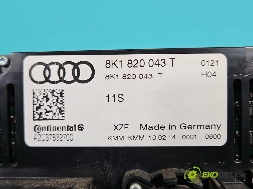 Audi A5 8T 2007-2016 2.0 TFSI 224hp automatic 165 kW 1984 cm3 5- panel kúrenia 8K1820043T