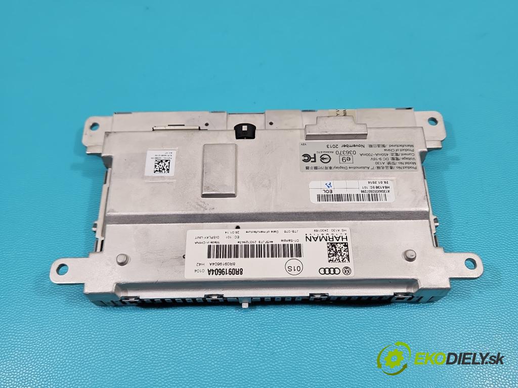 Audi A5 8T 2007-2016 2.0 TFSI 224hp automatic 165 kW 1984 cm3 5- Zobrazit: 8R0919604A (Prístrojová doska)