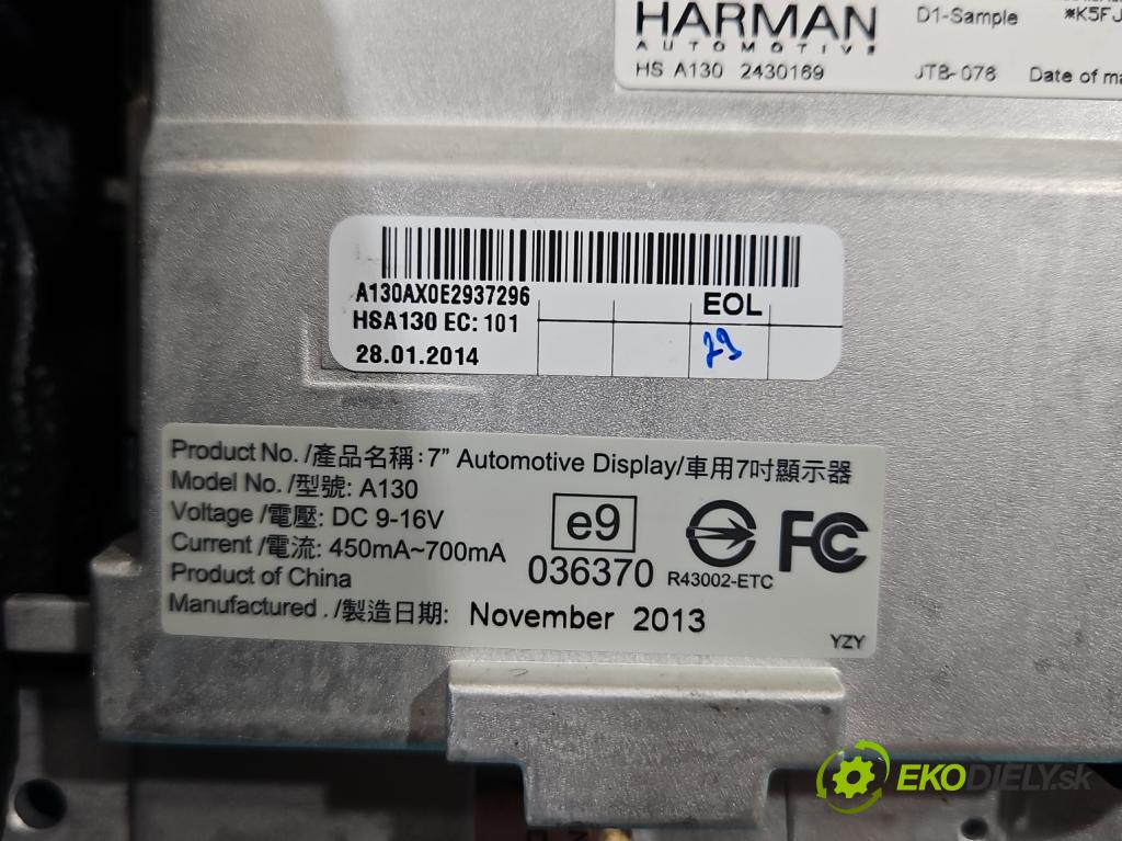 Audi A5 8T 2007-2016 2.0 TFSI 224hp automatic 165 kW 1984 cm3 5- Zobrazit: 8R0919604A (Prístrojová doska)