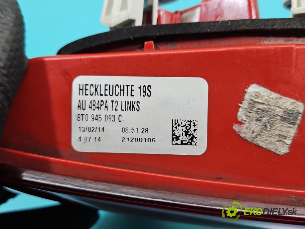 Audi A5 8T 2007-2016 2.0 TFSI 224hp automatic 165 kW 1984 cm3 5- svetlo / reflektor zadné ľavé 8T0945093C (Kľučka dverí ostatné)