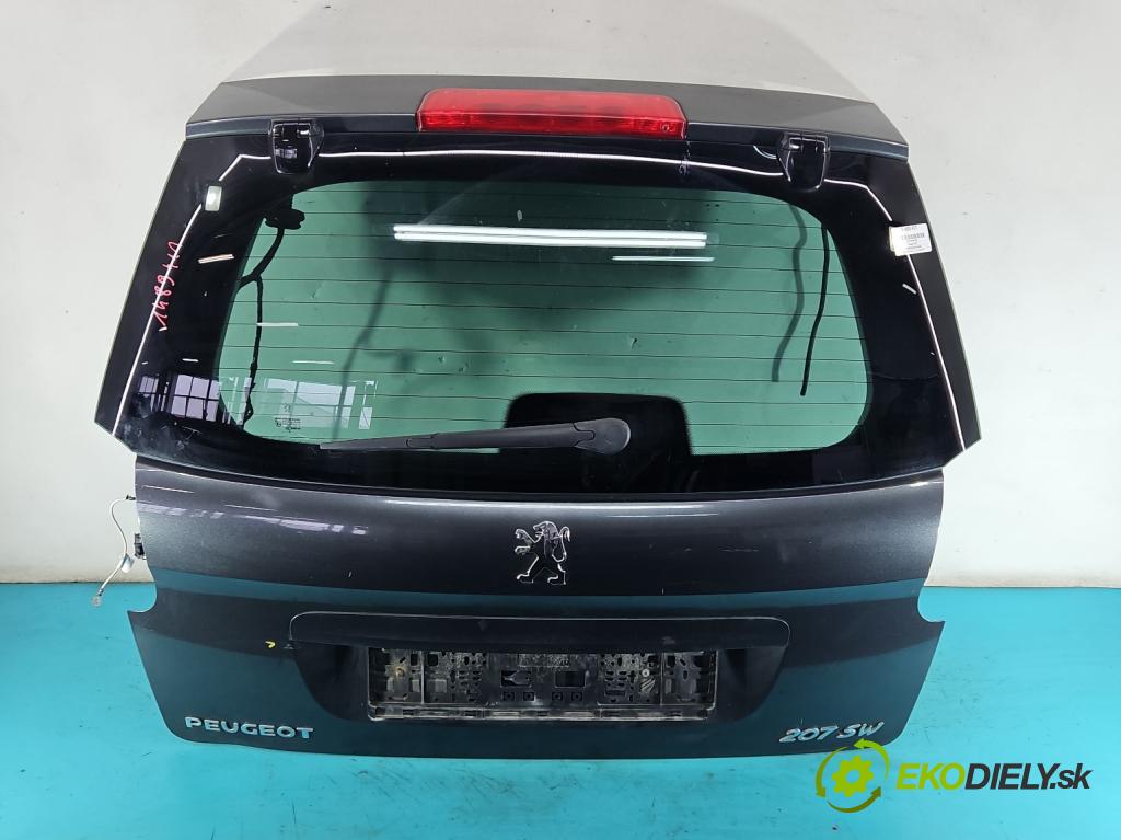 Peugeot 207 1.4 16v (201573) 95 hp manual 70 kW 1397 cm3 5- zadní kufrové dveře  (Zadní kapota (kufr))