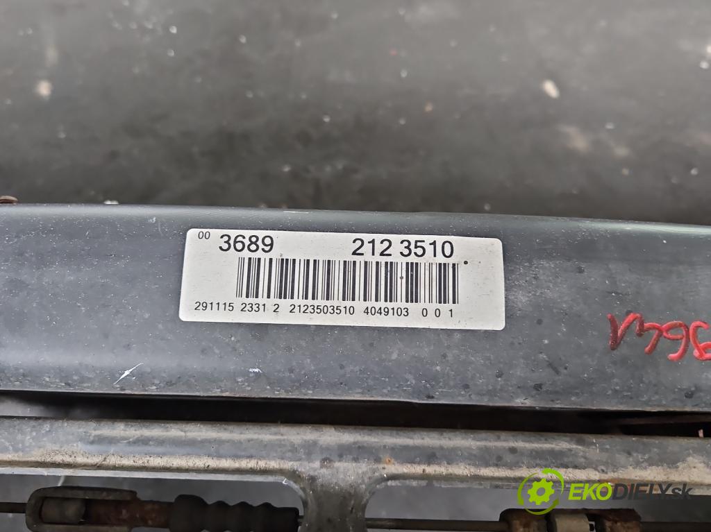 Mercedes E W212 2009-2016 2.2 cdi 136hp automatic 100 kW 2143 cm3 5- zadní výztuha 2123503510 (Zadní výztuha)