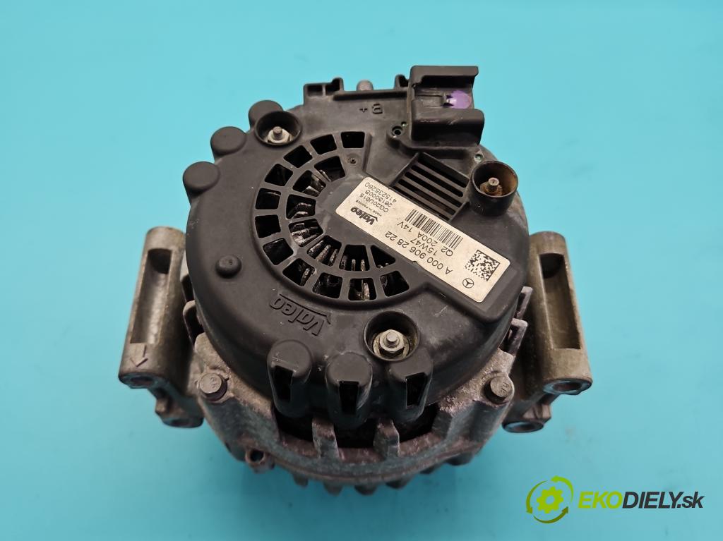 Mercedes E W212 2009-2016 2,2.0 cdi 136 HP automatic 100 kW 2143 cm3 5- Alternator A0009062822 (Alternátor)