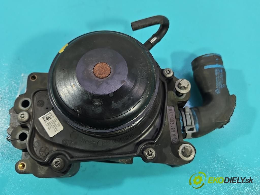 Mercedes E W212 2009-2016 2.2 cdi 136 HP automatic 100 kW 2143 cm3 5- čerpadlo voda: A6512006301 (Vodná pumpa)