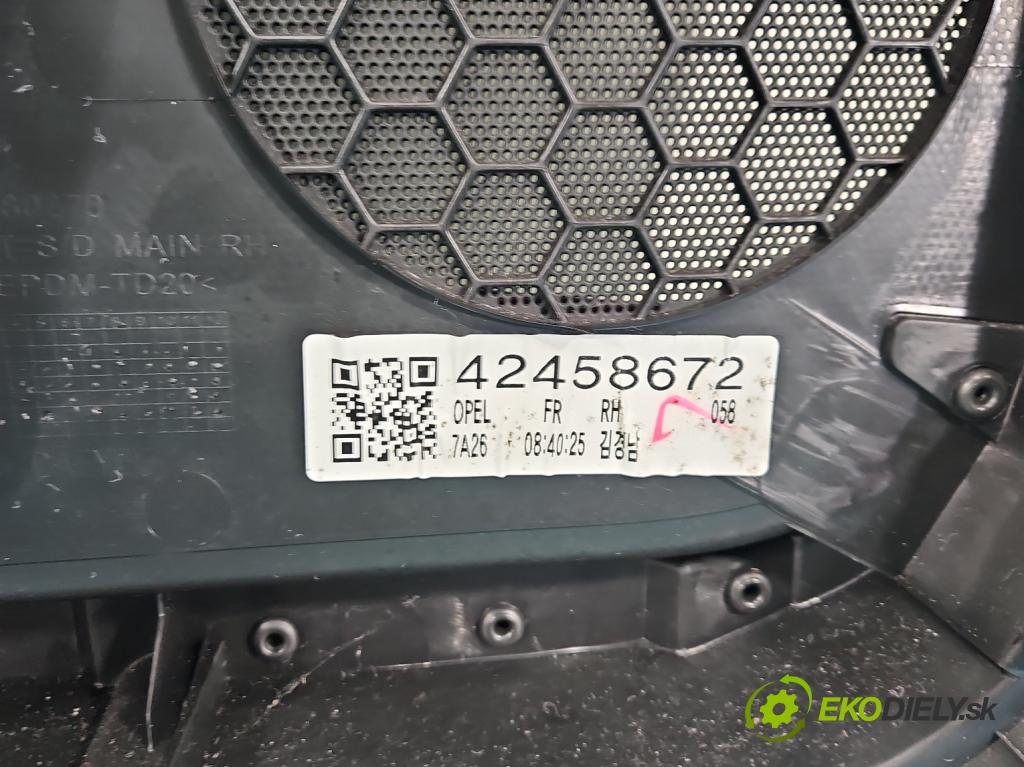 Opel Mokka A 2012-2019 1.6 cdti 136hp manual 100 kW 1598 cm3 5- Tapacír: dveře přední pravé