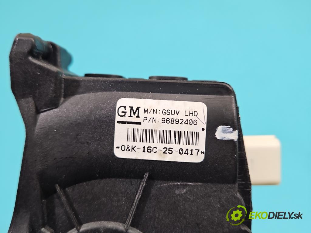 Opel Mokka A 2012-2019 1.6 cdti 136 HP manual 100 kW 1598 cm3 5- pedal plyn potenciometr: 96892406