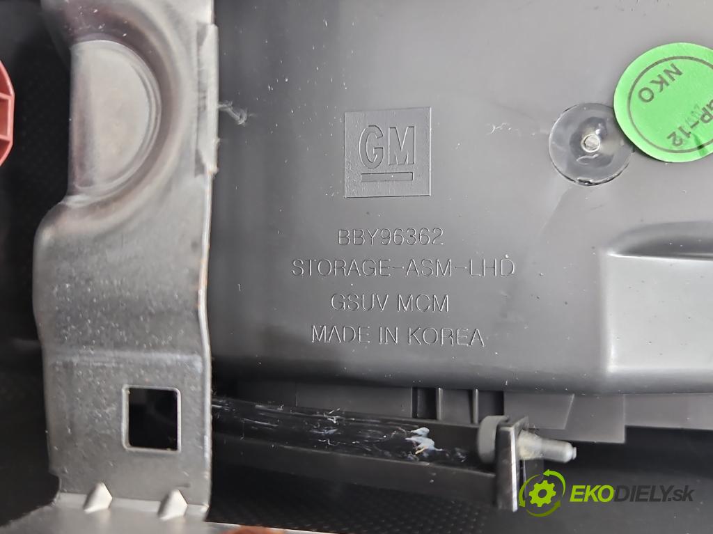 Opel Mokka A 2012-2019 1.6 cdti 136 HP manual 100 kW 1598 cm3 5- operadlo BBY96362 (Lakťová opierka)