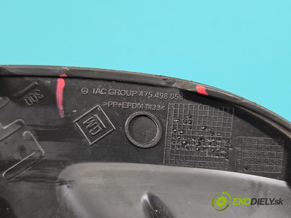 Opel Mokka A 2012-2019 1.6 cdti 136 HP manual 100 kW 1598 cm3 5- blenda mriežka: nárazník ľavé 475498858