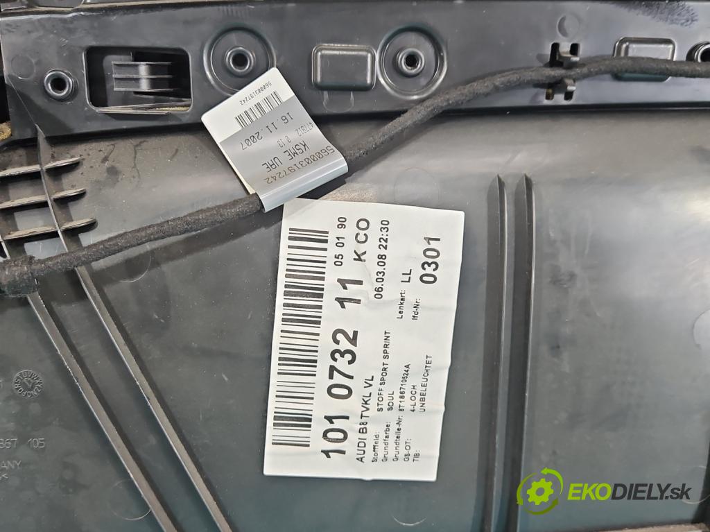 Audi A5 8T 2007-2016 3.0 tdi V6 239KM manual 176 kW 2967 cm3 2- Tapacír: dveře přední levé 8T1867105