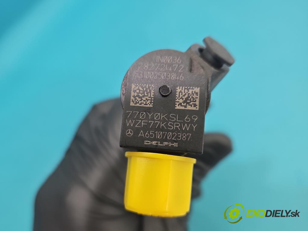 Mercedes E W212 2009-2016 2.2 cdi (651925) 136hp automatic 100 kW 2143 cm3 5- vstřikovač 28272472 (Vstřikovač paliva)