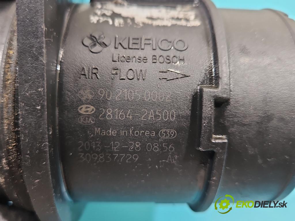 Kia Venga 1.4 crdi 75 HP manual 55 kW 1396 cm3 5- průtokoměr: 28164-2A500 (Váha vzduchu)
