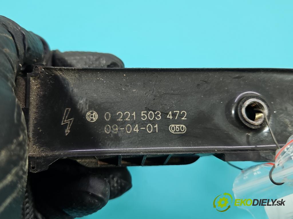 Opel Corsa D 2006-2014 1.2 16v 80 HP manual 59 kW 1229 cm3 5- cievka zapaľovacia 0221503472 (Zapaľovacia cievka)