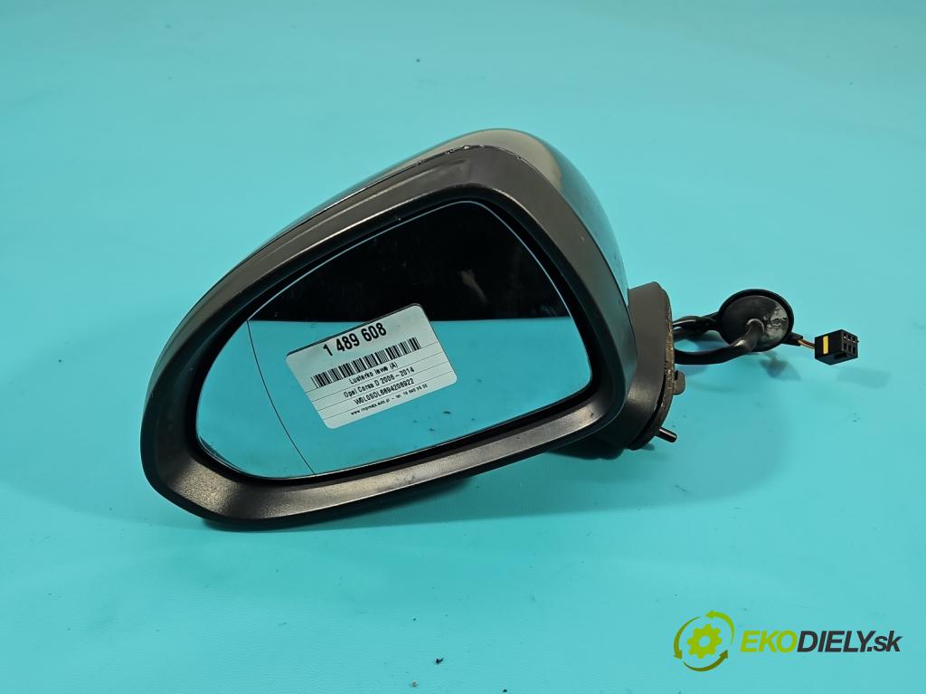 Opel Corsa D 2006-2014 1.2 16v 80 hp manual 59 kW 1229 cm3 5- zpětné zrcátko levé  (Klika dveří ostatní)