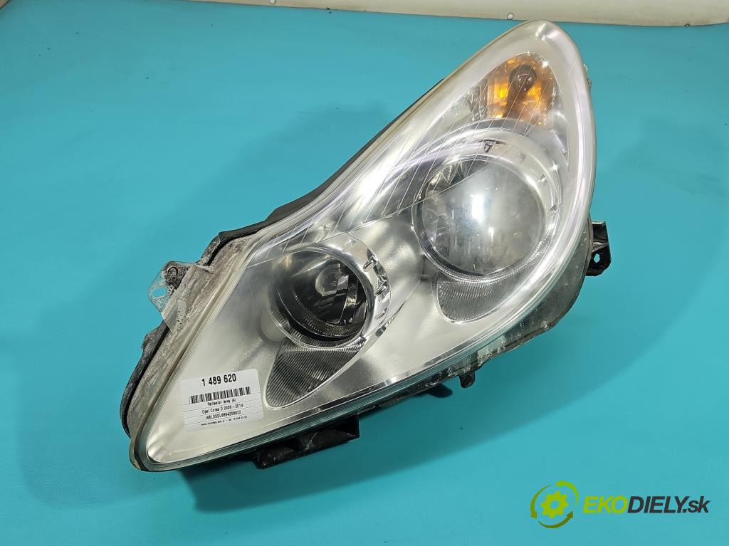Opel Corsa D 2006-2014 1.2 16v 80 hp manual 59 kW 1229 cm3 5- světlo levý 13186381 (Klika dveří ostatní)