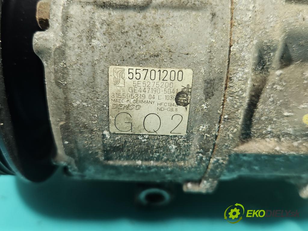 Opel Corsa D 2006-2014 1.2 16v 80 HP manual 59 kW 1229 cm3 5- Kompresor: klimatizácie 55701200 (Kompresor klimatizácie)
