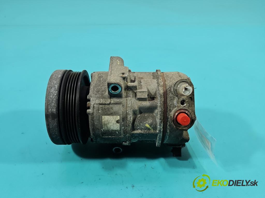 Opel Corsa D 2006-2014 1.2 16v 80 HP manual 59 kW 1229 cm3 5- Kompresor: klimatizácie 55701200 (Kompresor klimatizácie)