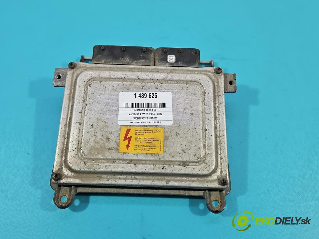 Mercedes A W169 2004-2012 1.5b: 95 HP manual 70 kW 1498 cm3 3- riadiaca jednotka motora A2661533279