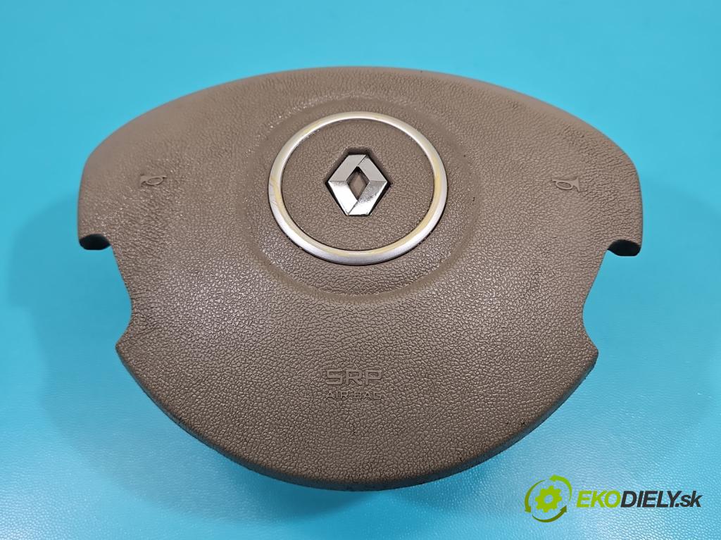 Renault Clio III 2005-2012 1.5 DCI 106 HP manual 78 kW 1461 cm3 5- airbag vzduch: Řidiči: 8200344081A (Airbag)