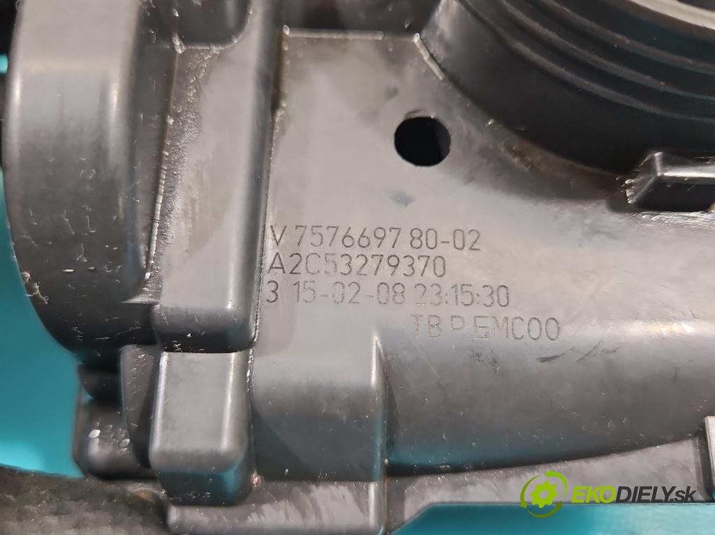 Peugeot 207 1.4 16v (201573) 95 HP manual 70 kW 1397 cm3 5- klapka V757669780 (Škrtiaca klapka)