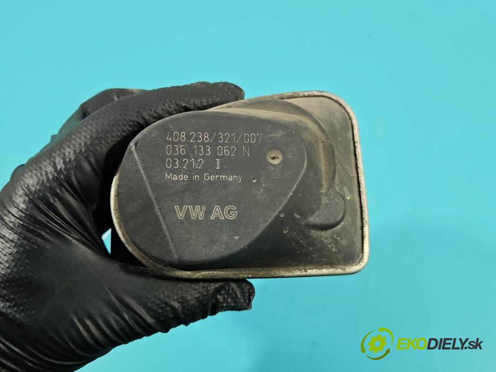 Seat Ibiza III 6L 2002-2008 1.4 16V 75 HP manual 55 kW 1390 cm3 5- klapka 036133062N (Škrtiaca klapka)