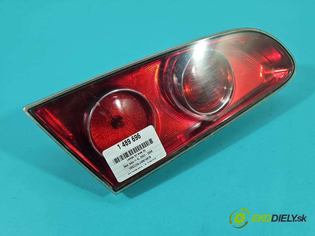 Seat Ibiza III 6L 2002-2008 1.4 16V 75 HP manual 55 kW 1390 cm3 5- svetlo / reflektor zadné ľavé 6L6945093F (Kľučka dverí ostatné)