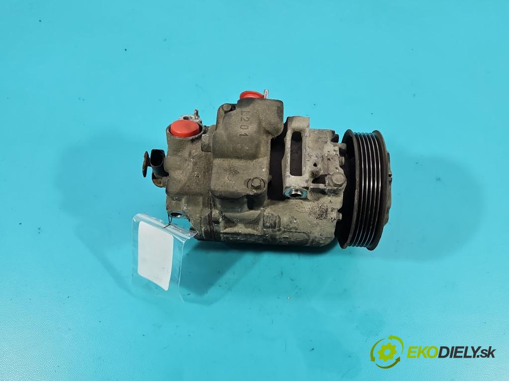 Seat Ibiza III 6L 2002-2008 1.4 16V 75 HP manual 55 kW 1390 cm3 5- Kompresor: klimatizácie 6Q0820803D (Kompresor klimatizácie)