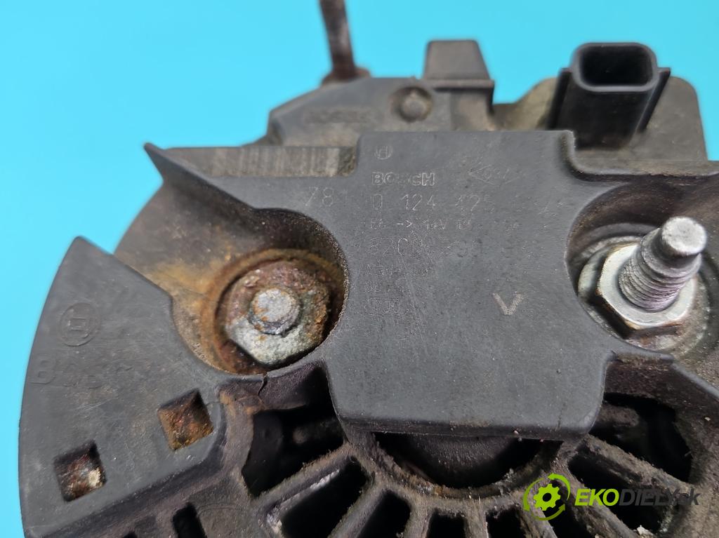 Renault Clio III 2005-2012 1.5 DCI 106 HP manual 78 kW 1461 cm3 5- Alternator 0124425037 (Alternátor)