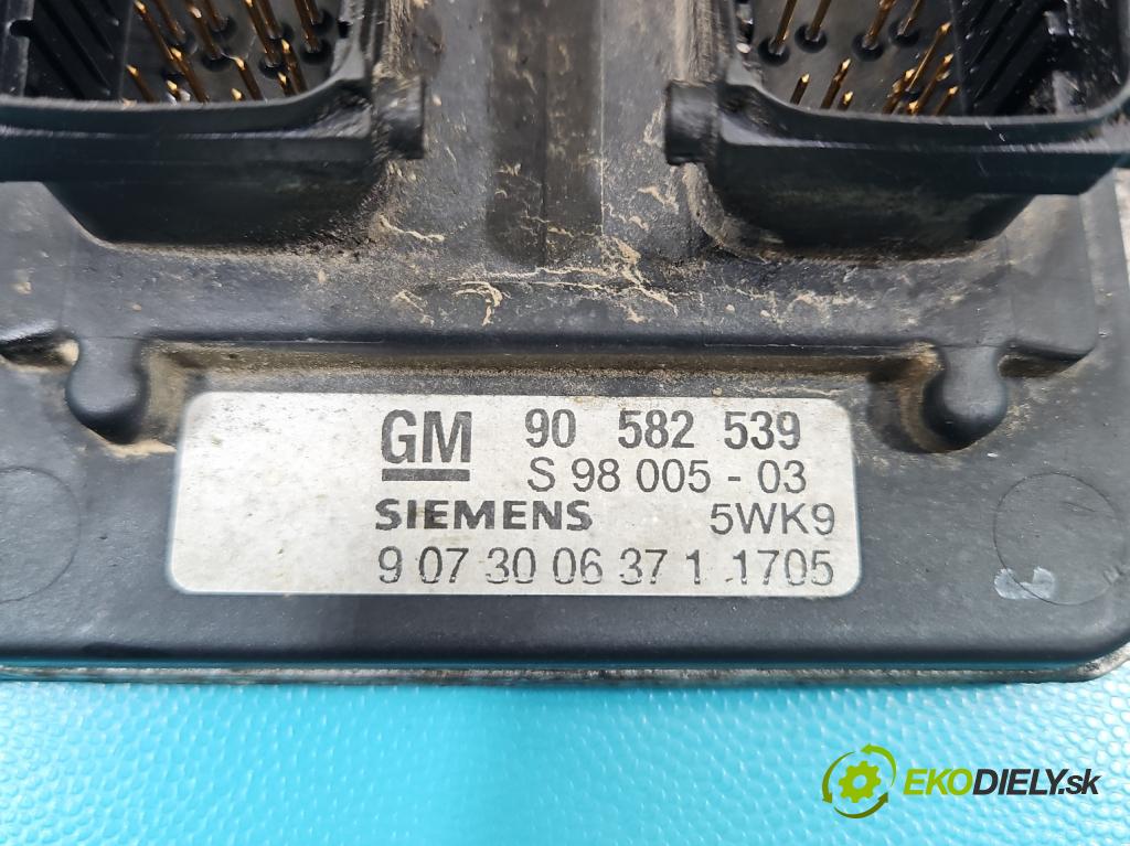 Opel Zafira A 1999-2005 1.8b 116 HP manual 85 kW 1796 cm3 5- riadiaca jednotka motora 90582539