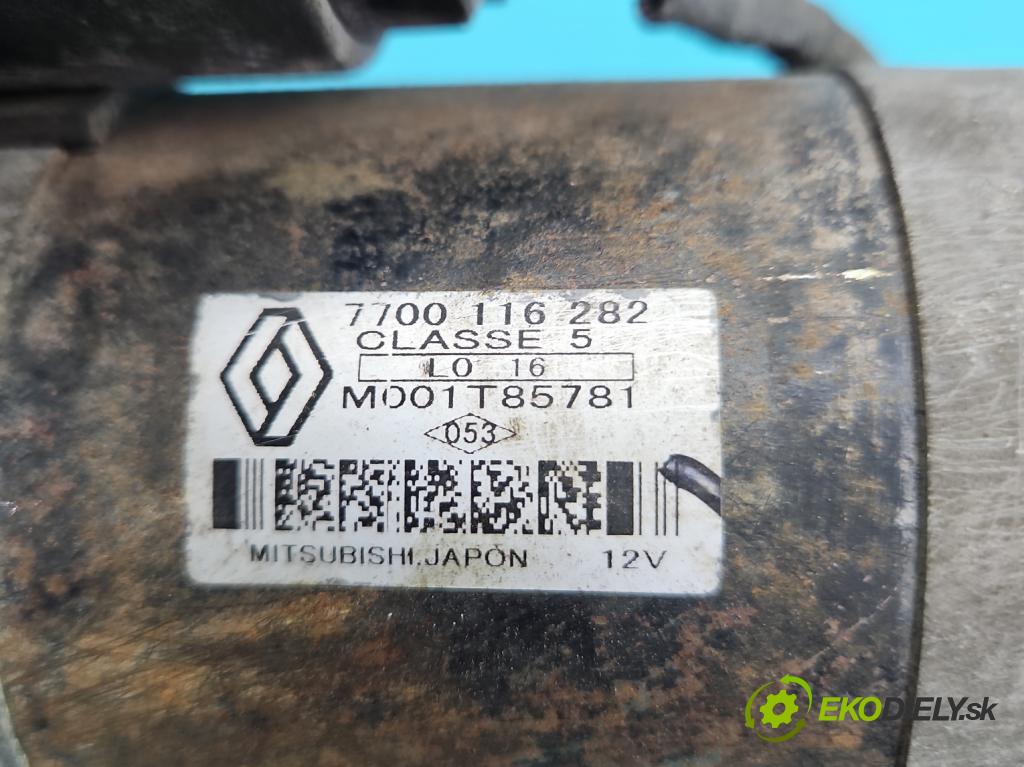 Renault Scenic I 1996-2003 1.9 DCI 102 HP manual 75 kW 1870 cm3 5- štartér M001T85781 (Štartér)