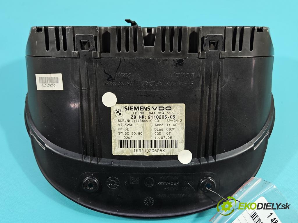 Bmw 3 E90 2005-2013 2.0d 163 HP automatic 120 kW 1995 cm3 4- prístrojovka/ budíky 641054525 (Prístrojová doska)