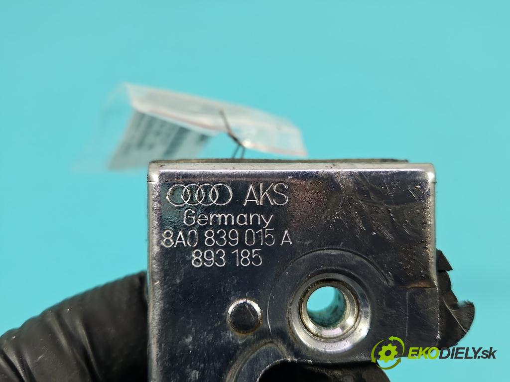 Audi 80 B4 1991-1994 2.0 JEDEN: 90 hp manual 66 kW 1984 cm3 4- zámek zadní levý 8A0839015A