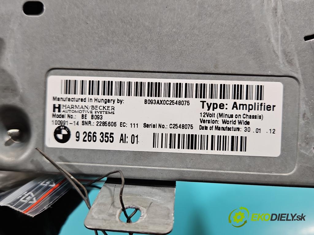 Bmw 5 F10 2010-2017 2.0 T 245KM automatic 180 kW 1997 cm3 4- Zesilovač: 9266355 (Zosilňovač)