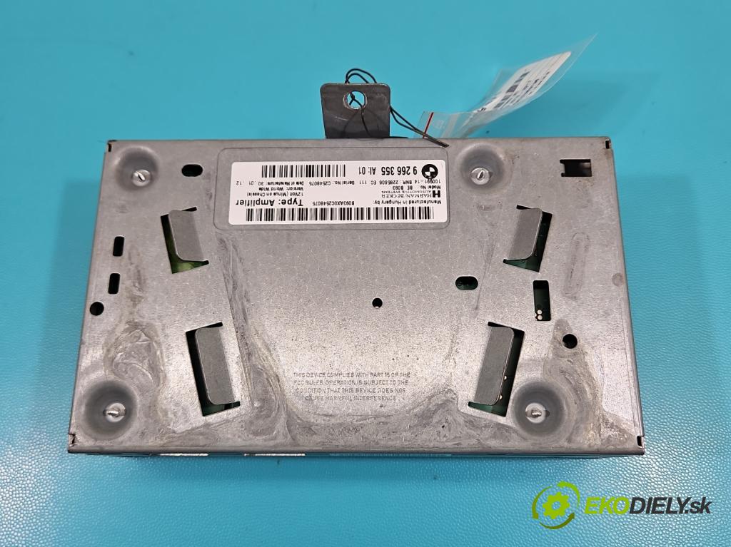 Bmw 5 F10 2010-2017 2.0 T 245KM automatic 180 kW 1997 cm3 4- Zesilovač: 9266355 (Zosilňovač)