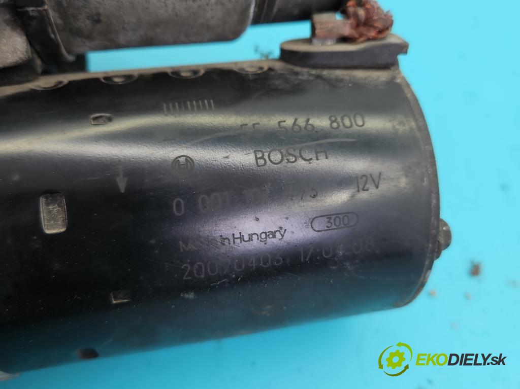 Opel Corsa D 2006-2014 1.2 16v 80 HP manual 59 kW 1229 cm3 5- štartér 0001107493 (Štartér)