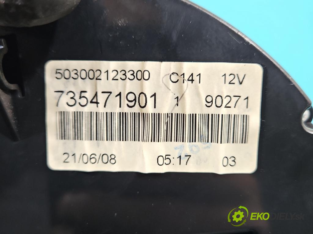 Fiat 500 2007-2020 1.2 8V 69KM manual 51 kW 1242 cm3 3- prístrojovka/ budíky 735471901 (Prístrojová doska)