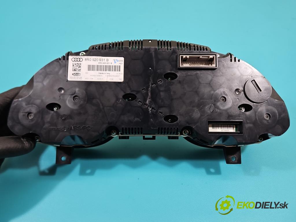 Audi Q5 2008-2016 2.0 tdi 170 HP manual 125 kW 1968 cm3 5- prístrojovka/ budíky 8R0920931B (Prístrojová doska)