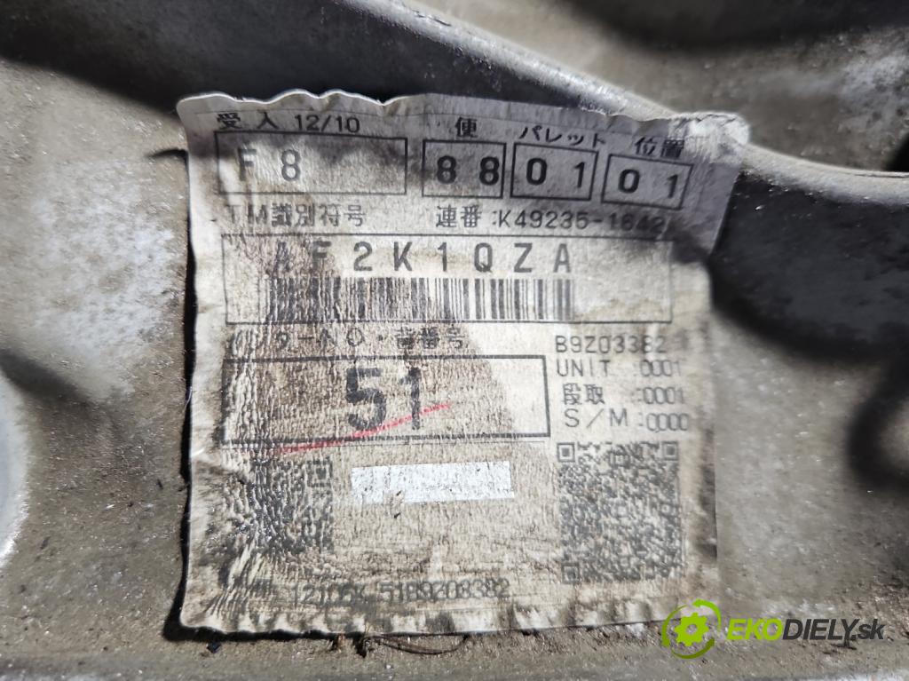 Toyota Avensis III T27 2009-2018 2.0 16v 152KM manual 112 kW 1987 cm3 5- prevodovka stupeň,rýchlosť manual