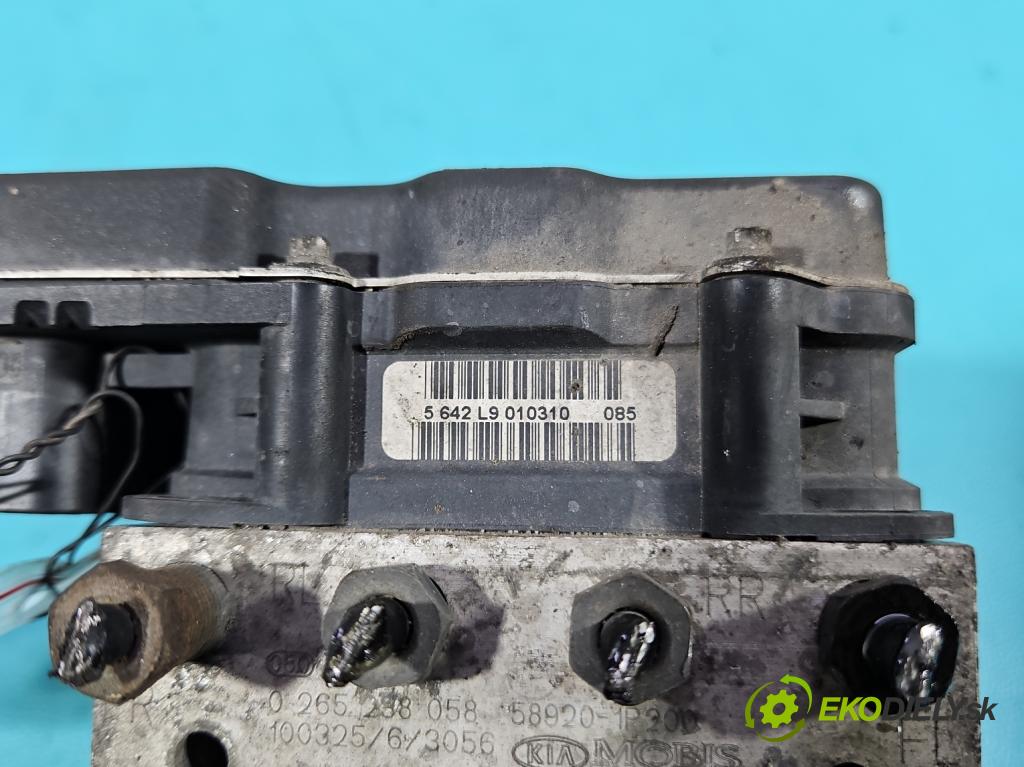 Kia Venga 1.4 crdi 75 HP manual 55 kW 1396 cm3 5- čerpadlo abs 0265951240 (Pumpa ABS)