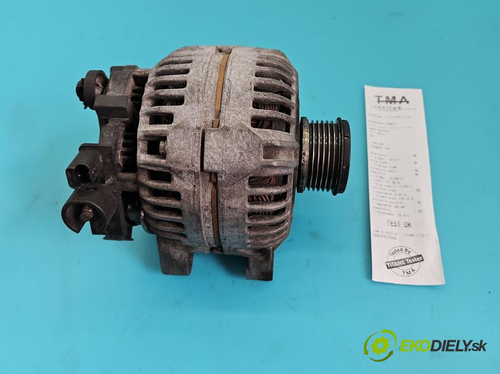 Peugeot 407 1.6 hdi 109 HP manual 80 kW 1560 cm3 5- Alternator 9646321880 (Alternátor)