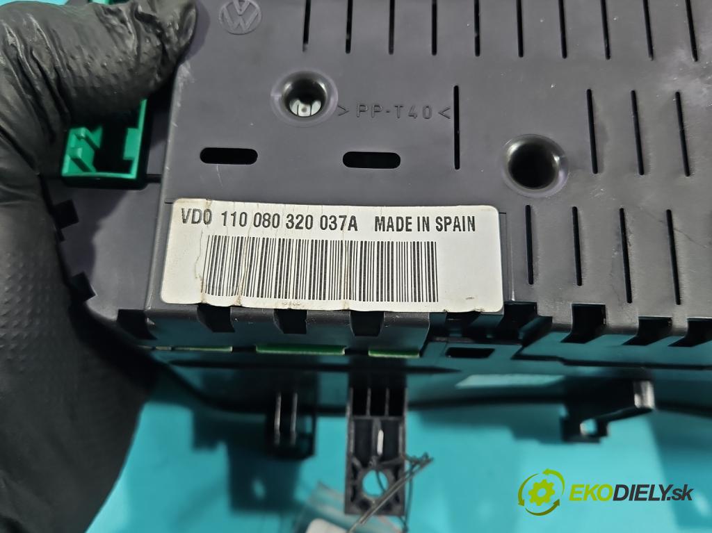 Vw Polo IV 9N 2001-2009 1.4 tdi 69KM manual 51 kW 1422 cm3 5- prístrojovka/ budíky 6Q0920804J (Prístrojová doska)