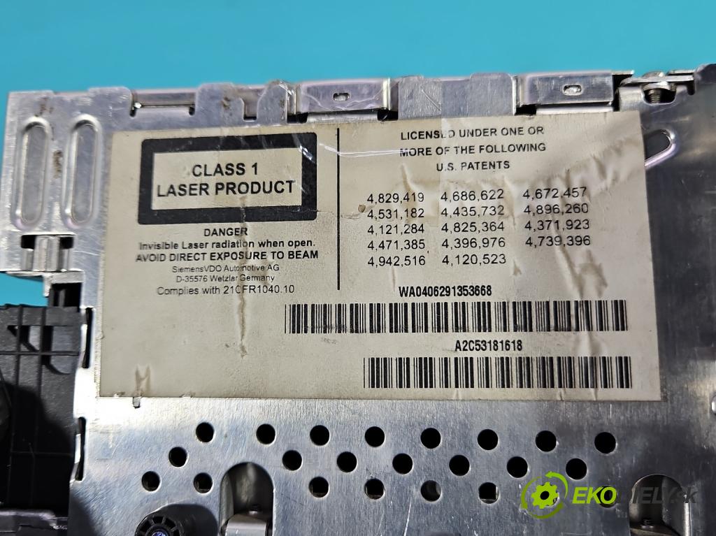 Bmw 3 E90 2005-2013 2.0d 163 HP automatic 120 kW 1995 cm3 4- Radio originál 9117563