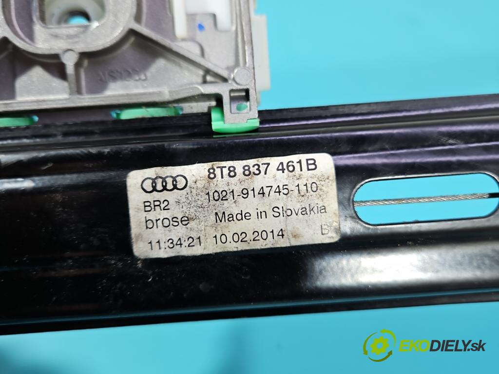 Audi A5 8T 2007-2016 2.0 TFSI 224 hp automatic 165 kW 1984 cm3 5- mechanismus stahování přední levý 8T0959801B