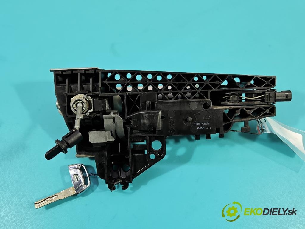 Audi A5 8T 2007-2016 2.0 TFSI 224hp automatic 165 kW 1984 cm3 5- rukoväť predné ľavé mimo: 8T1837885B (Kľučka dverí vonkajšia predná ľavá)