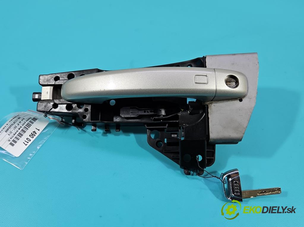 Audi A5 8T 2007-2016 2.0 TFSI 224hp automatic 165 kW 1984 cm3 5- rukoväť predné ľavé mimo: 8T1837885B (Kľučka dverí vonkajšia predná ľavá)