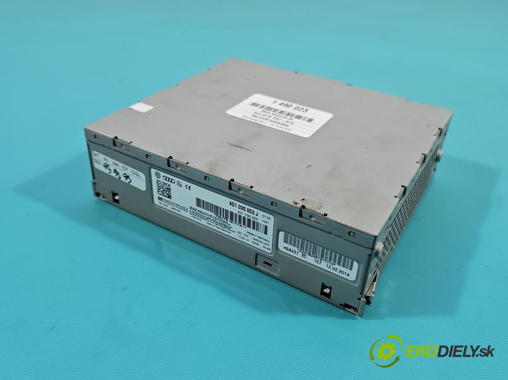Audi A5 8T 2007-2016 2.0 TFSI 224hp automatic 165 kW 1984 cm3 5- Radio originál 4G1035053J