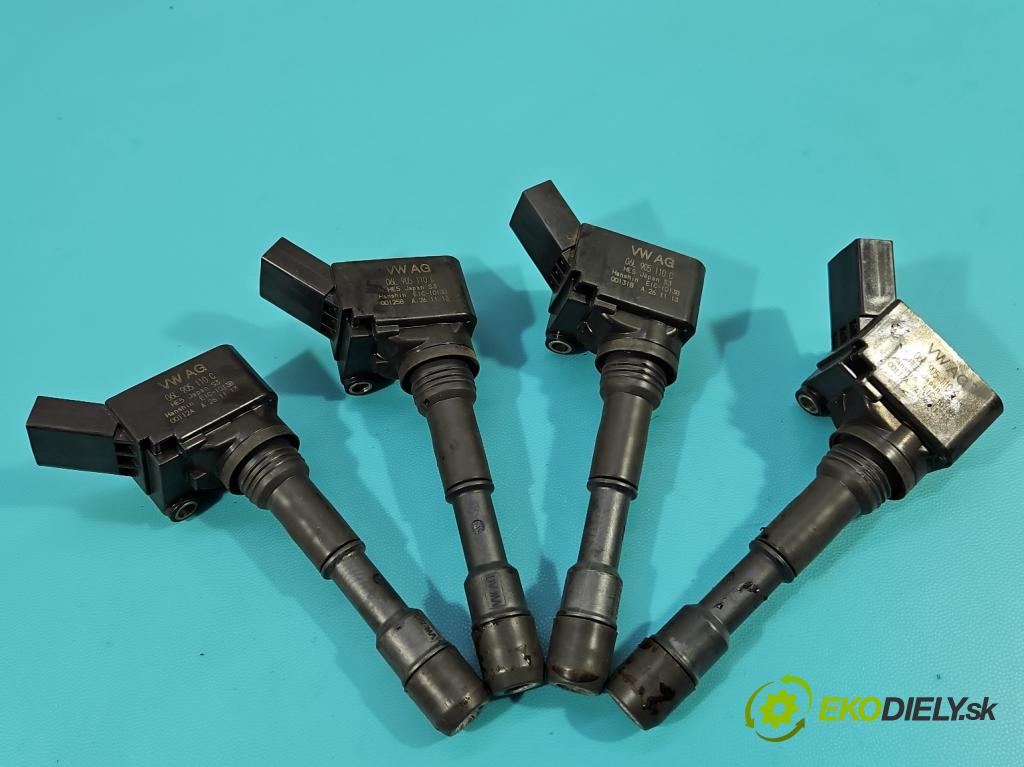 Audi A5 8T 2007-2016 2.0 TFSI 224hp automatic 165 kW 1984 cm3 5- cievka zapaľovacia 06L905110C (Zapaľovacia cievka)