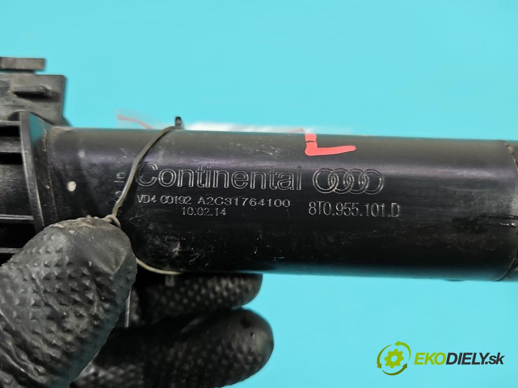 Audi A5 8T 2007-2016 2.0 TFSI 224hp automatic 165 kW 1984 cm3 5- ostrekovač reflektor: ľavý 8T0955101D (Motorček ostrekovačov)